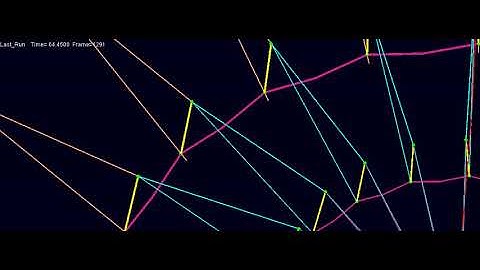 Local view of dynamic simulation of a cable dome construction process