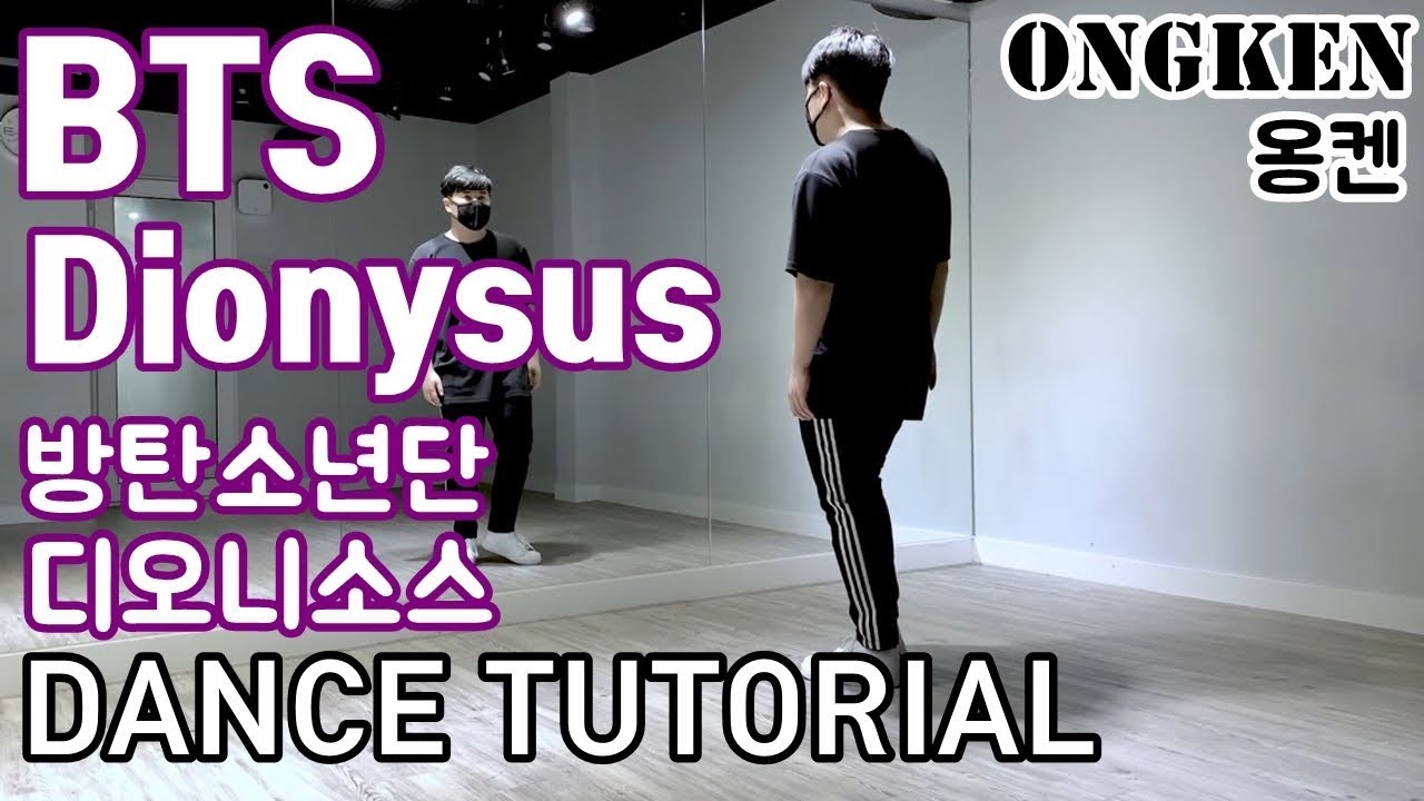 BTS (방탄소년단) 'Dionysus' Dance Tutorial Mirrored Slow 안무 거울모드 느리게