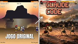 Usei o Claude Code pra Recriar meu JOGO FAVORITO do ZERO… fiquei em choque 😱