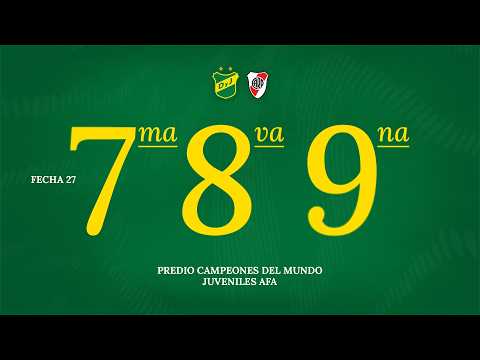 FECHA 27 - DEFENSA Y JUSTICIA vs RIVER PLATE  - DIVISIONES JUVENILES