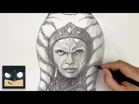 How To Draw Ahsoka Tano | Sketch Saturday