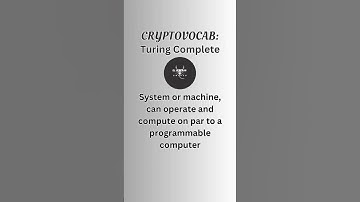 CryptoVocab: Turing Complete #cryptovocab #crypto #shorts