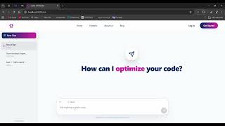 Code Efficiency Optimization Web App