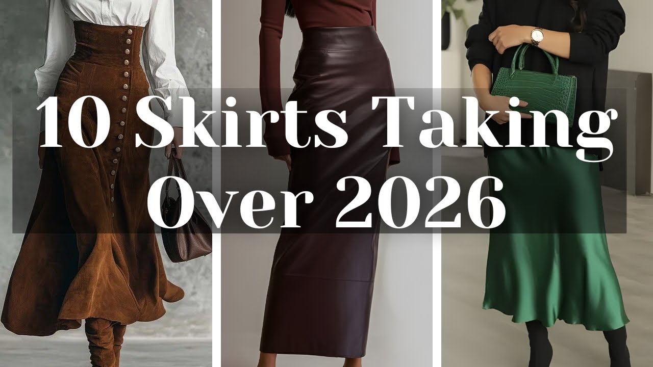 10 Elegant & Stylish Skirts That Will Be Everywhere in 2026.
