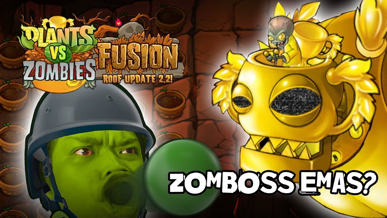 AKU BERHASIL MENGALAHKAN DR ZOMBOSS EMAS!! Plants vs Zombies Fusion ...