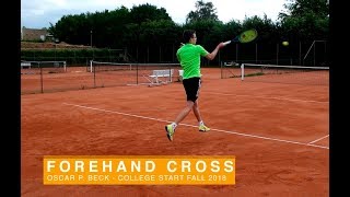 Oscar Beck - Denmark - College Tennis Recruiting Scholarship - Fall 2018