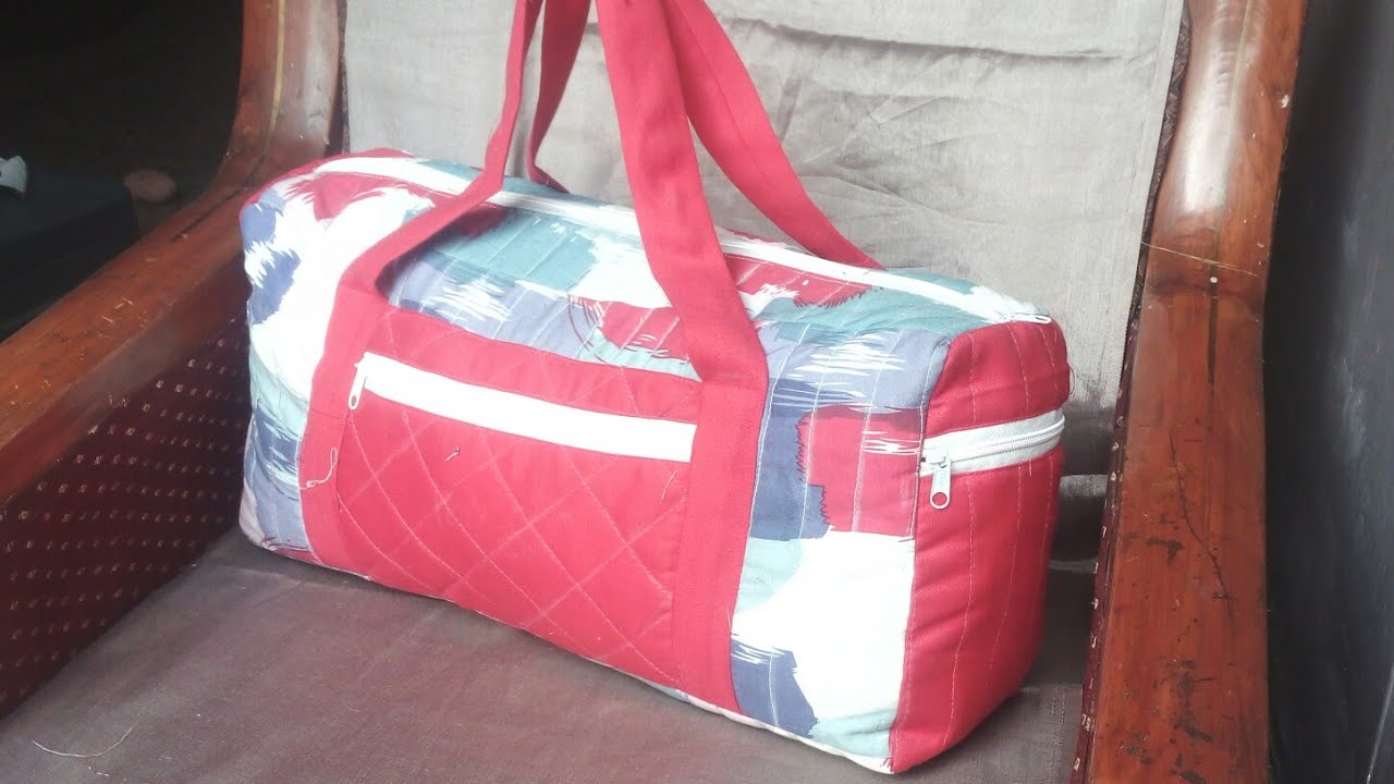 Bag cutting and stitching ll Travell Bag ll Big bag ll DUMBLE BAG ll