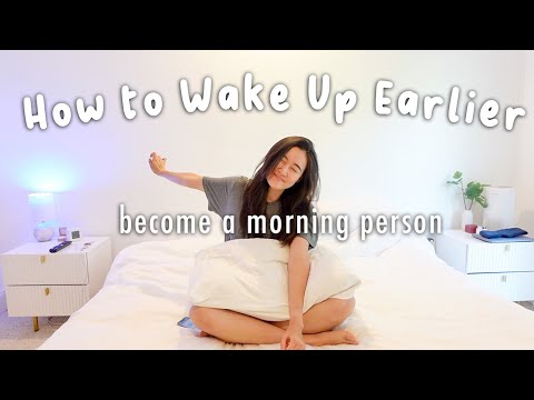 How To Wake Up Earlier And Become A Morning Person 2023☀️