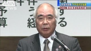 JA全中会長「拙速なTPP交渉参加には断固反対」（13/03/08）