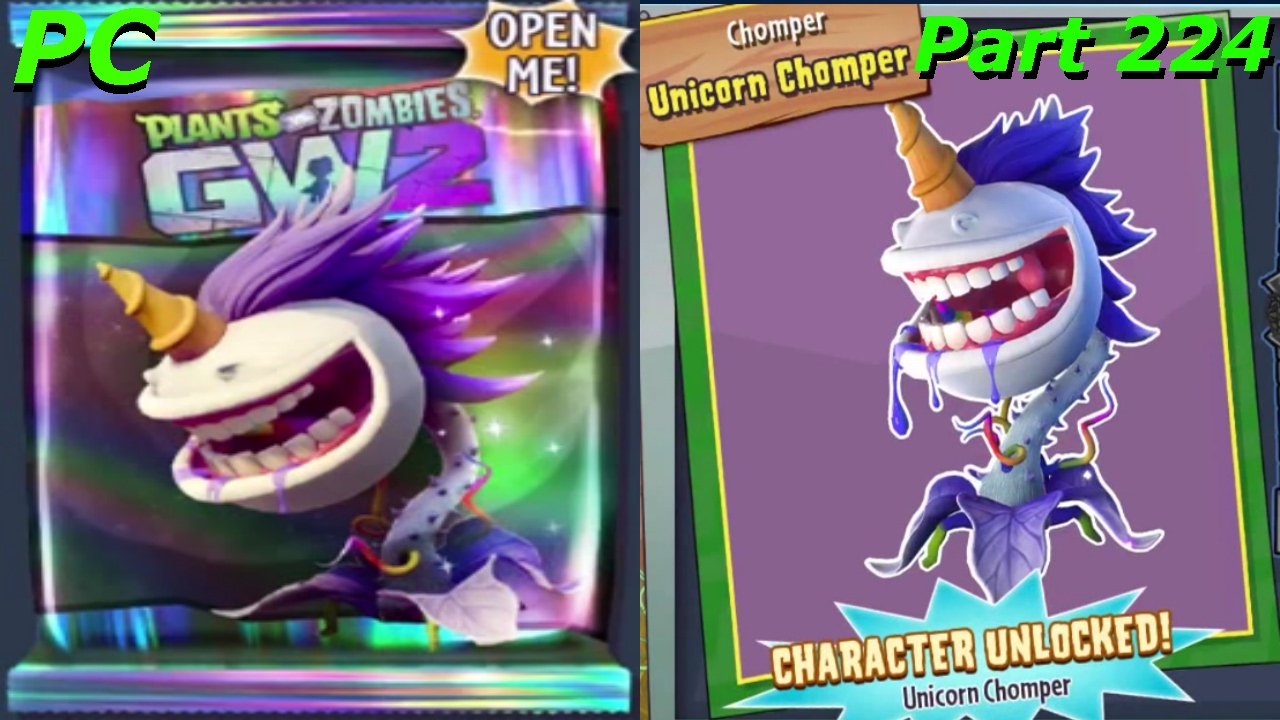 PVZ Garden Warfare 2 Unlocking Unicorn Chomper & Player