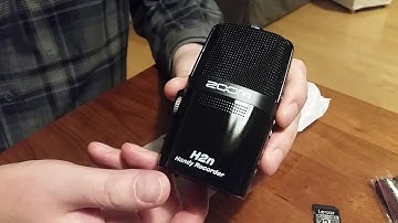 Zoom H2n Unboxing and first look - recorder for 360 degree sound