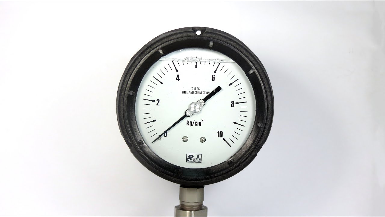 PRPC | Stainless Steel Pressure Gauge with Phenolic Case, Process Industry