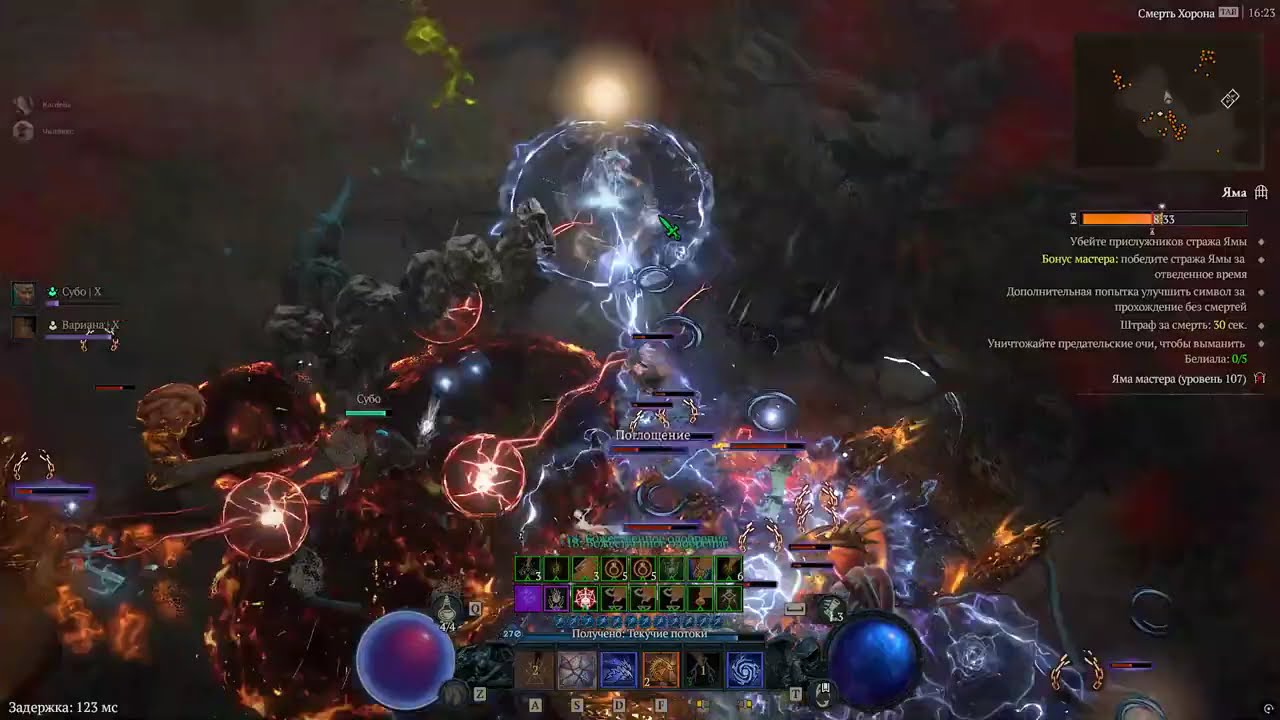 Hydra Sorcerer Build: T107 Pit in 