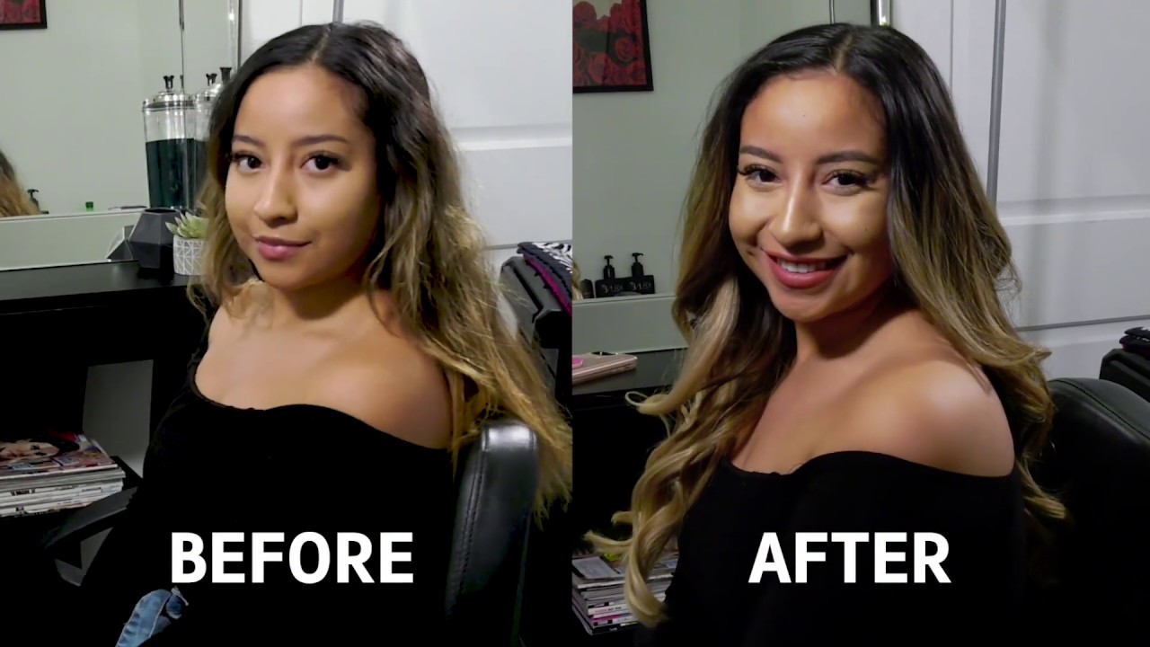 Nano Hair Extensions Application Chicago Hair Extensions Salon YouTube