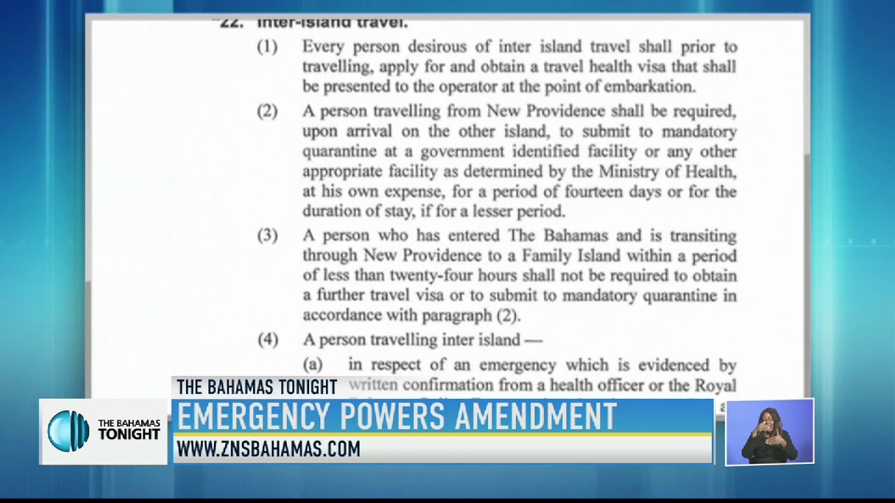 EMERGENCY POWERS AMENDMENTS - YouTube