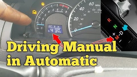 How To Drive Manual in Automatic car [ manual mode in automatic ]