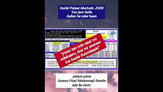 Duɗal Pulaar Murtuɗo JOOB Ñalnde Njeslaare 17 korse 2026