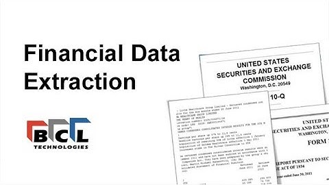 BCL Financial Data Extraction