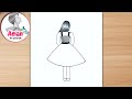 small girl drawing // how to draw small girl drawing // drawing girl drawing