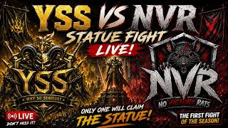 🚨 THE FIRST STATUE FIGHT OF THE SEASON! YSS vs NVR LIVE ⚔️ WHO WILL DOMINATE? 🔥 screenshot 3