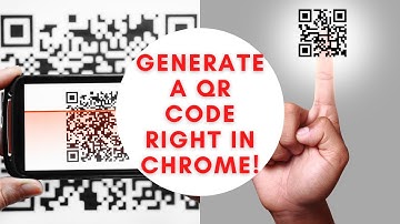 QR Code Generator Built Into Chrome!