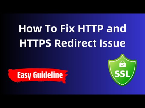 How To Fix Http And Https Redirect Issue ✅ Easy Guideline