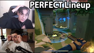 In just 7.2s, TenZ teaches Shroud a LINEUP to STOP Enemy Pushing...