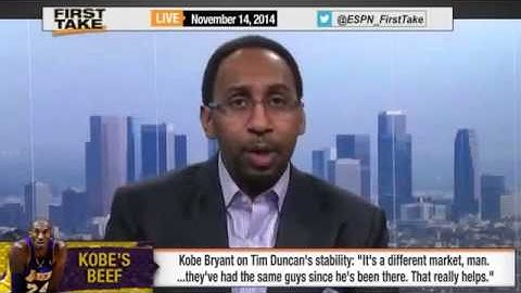 Does Kobe Deserve More Money than Tim Duncan   ESPN First Take