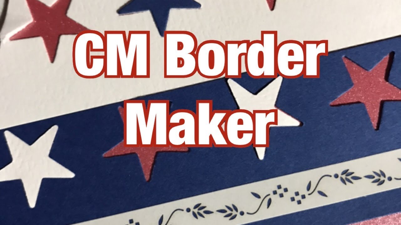 4th of July Scrapbook Layout - CM Border Maker