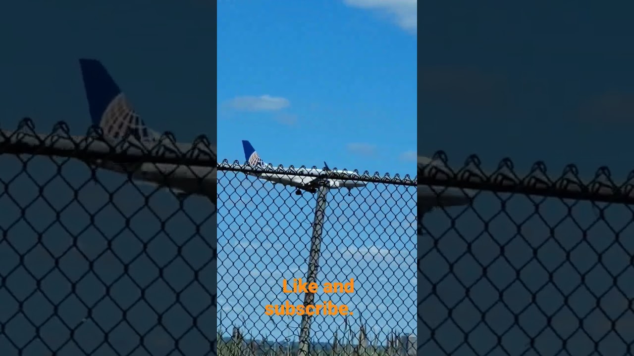 Airplane landing in style.