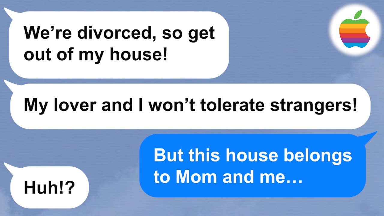【Apple】I divorced my cheating husband, and he tried to kick my daughter and me out of my own house.