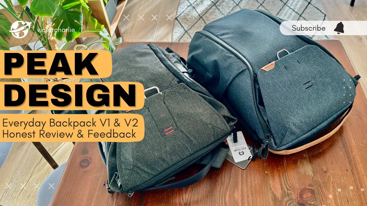 PeakDesign EveryDay Backpack 20L V1 VS V2 比較をしてみて