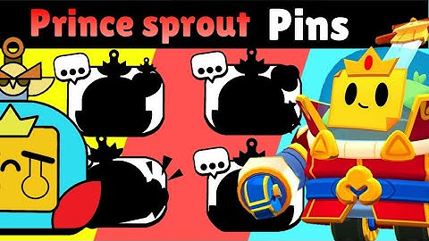 Ruby prince sprout pins || Brawl stars
