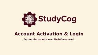 StudyCog - Account Activation & Login Net Worth