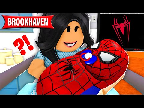 GEBOREN als SPIDERMAN in BROOKHAVEN! (Roblox Brookhaven ?RP | Story Deutsch)