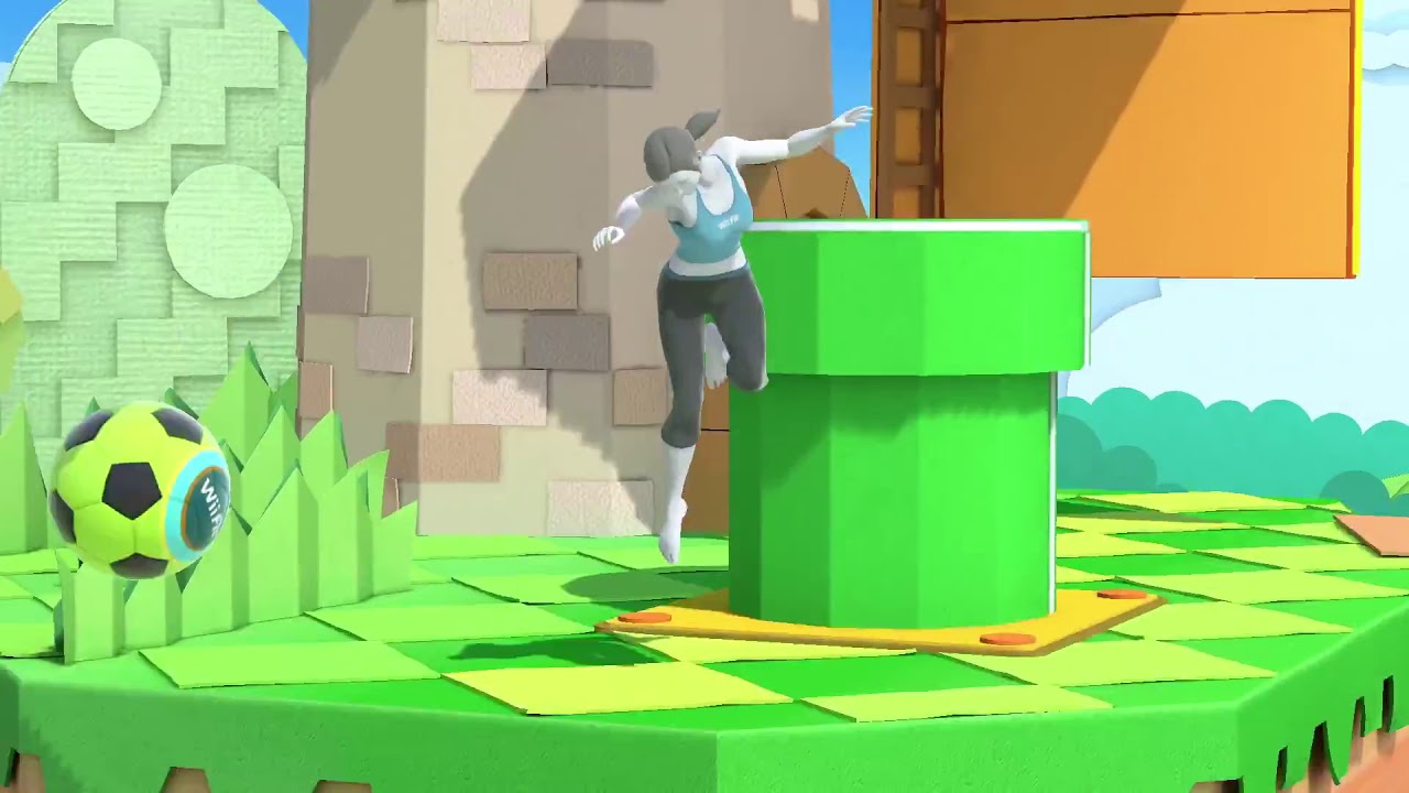 Super Smash Bros: Ultimate - Mario Blasts the Streets Trailer gaming logo