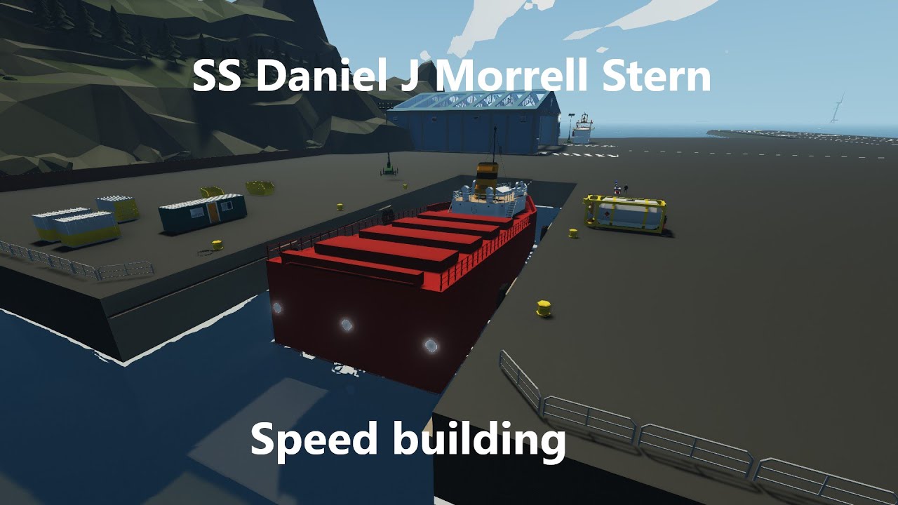 Working On The Stern Of The Ss Daniel J Morrell Speed Building Youtube