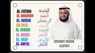 Mishary Rashid Alafasy: ∥ Fatiha + Baqarah + Al-Imran + Nisa + Maida + Anam + Araf + Anfal ∥ by Sheikh Nazim Al-Haqqani 1,297 views 6 months ago 8 hours, 51 minutes