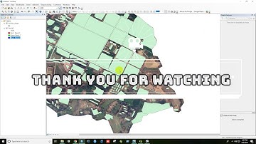 Basic Digitization using ArcMap (ArcGIS) using polygon
