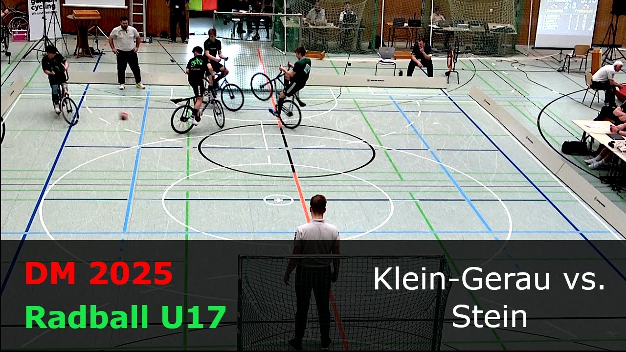 Radball U17 Deutsche Meisterschaft 2025 Spiel 02 von 28: Klein-Gerau - Stein