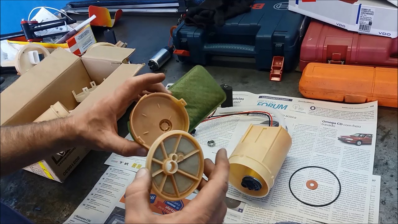 Bomba de combustível - Por sorte o carro não pegou fogo!