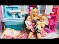 Barbie kids Ballet and Bath!!