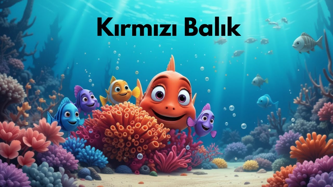 Kırmızı balık denizde 