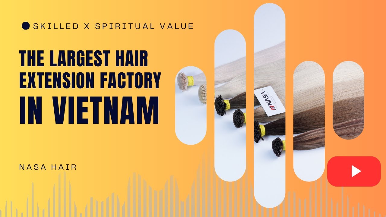 Inside the largest hair extension factory in Vietnam – High-class craftsmanship & human values!