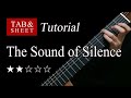 The Sound of Silence - Fingerstyle Lesson + TAB