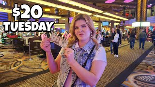 How Long Will $20 Last in Slots at Planet Hollywood in Las Vegas!?