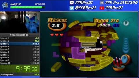 N64 - Tetrisphere - Rescue Speedrun (Episode 3) - 4:53