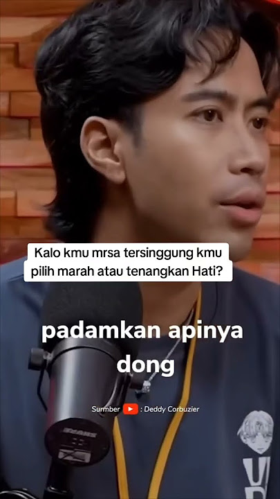 Kalo kmu mrsa tersinggung kmu pilih marah atau tenangkan Hati?🫶