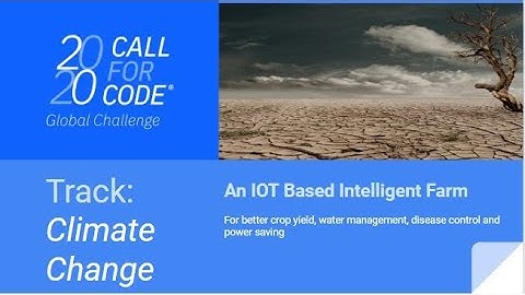 IBM Call For Code- Global Challenge 2020