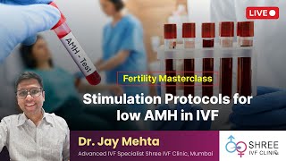 Fertility Masterclass 83- Stimulation Protocols for low AMH in IVF